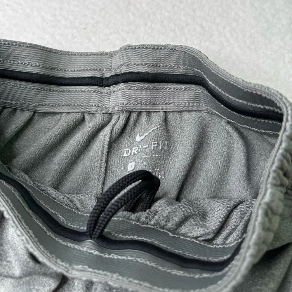 Nike Unisex Kids Grey Fleeced Sweatpants S Casual Loungewear Comfort‎ Activewear